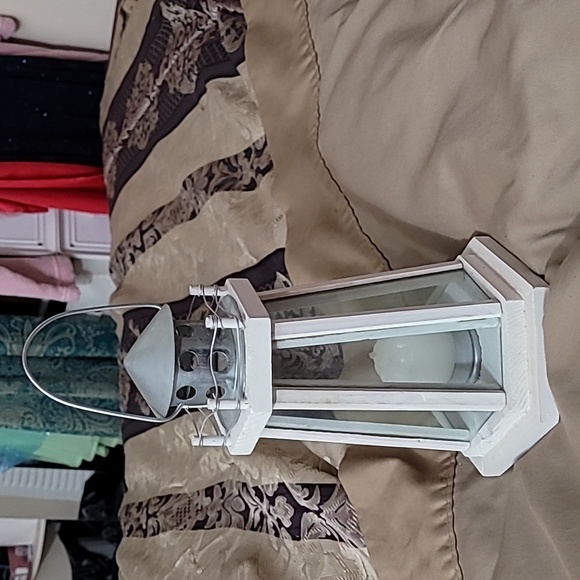 Set of 2 glass Light house candle lanterns - Picture 6 of 14